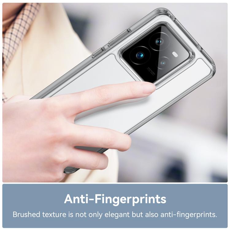For Realme GT 7 Pro Colorful Series Acrylic Hybrid TPU Phone Case