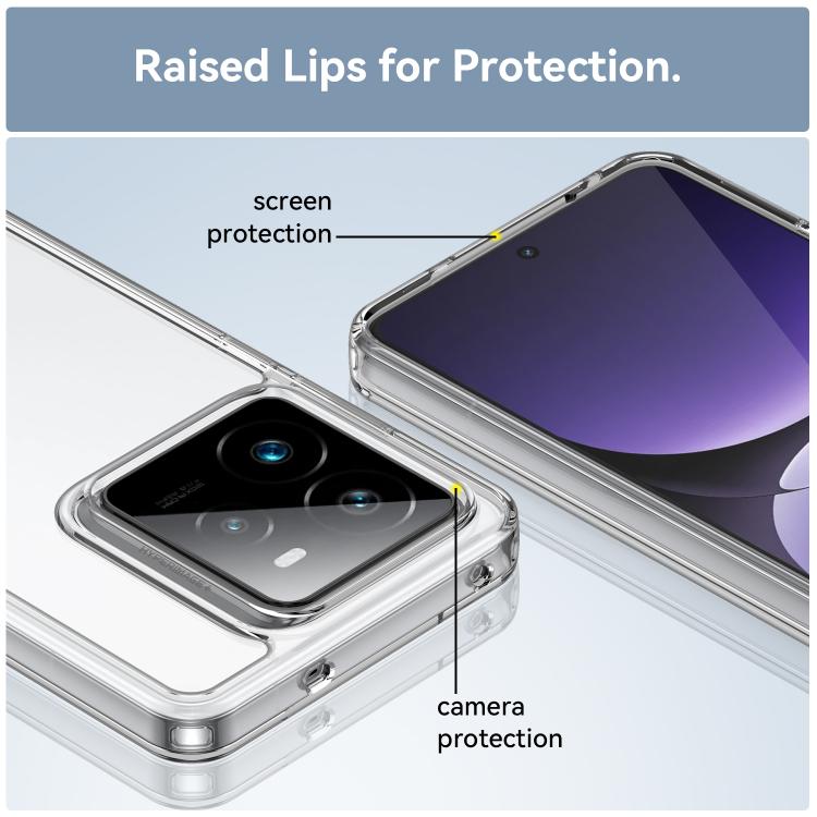 For Realme GT 7 Pro Colorful Series Acrylic Hybrid TPU Phone Case