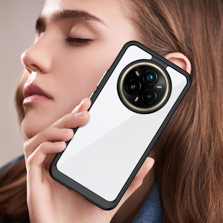 For Realme 14 Pro+ Colorful Series Acrylic Hybrid TPU Phone Case