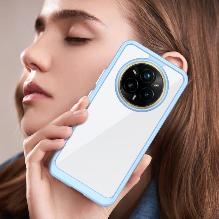 For Realme 14 Pro+ Colorful Series Acrylic Hybrid TPU Phone Case