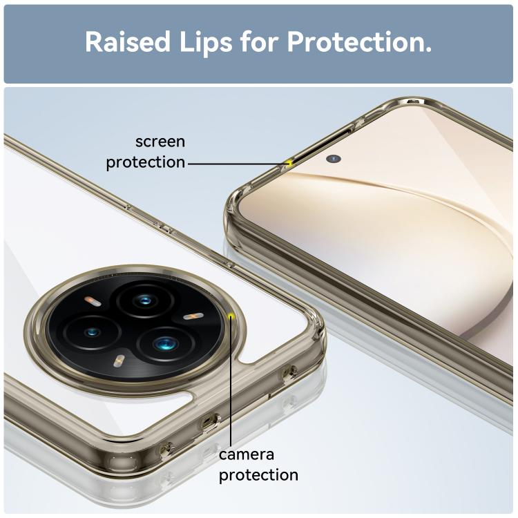For Realme 14 Pro+ Colorful Series Acrylic Hybrid TPU Phone Case