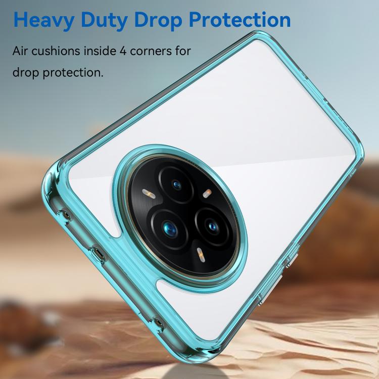 For Realme 14 Pro+ Colorful Series Acrylic Hybrid TPU Phone Case