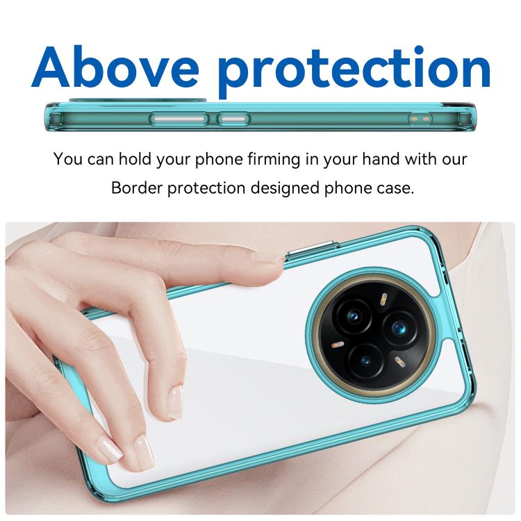 For Realme 14 Pro+ Colorful Series Acrylic Hybrid TPU Phone Case