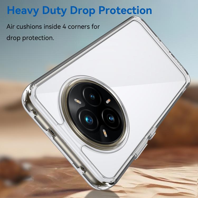 For Realme 14 Pro+ Colorful Series Acrylic Hybrid TPU Phone Case