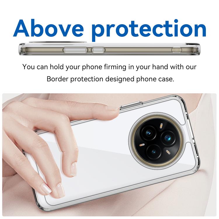 For Realme 14 Pro+ Colorful Series Acrylic Hybrid TPU Phone Case