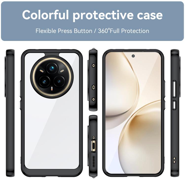 For Realme P3 Pro Colorful Series Acrylic Hybrid TPU Phone Case