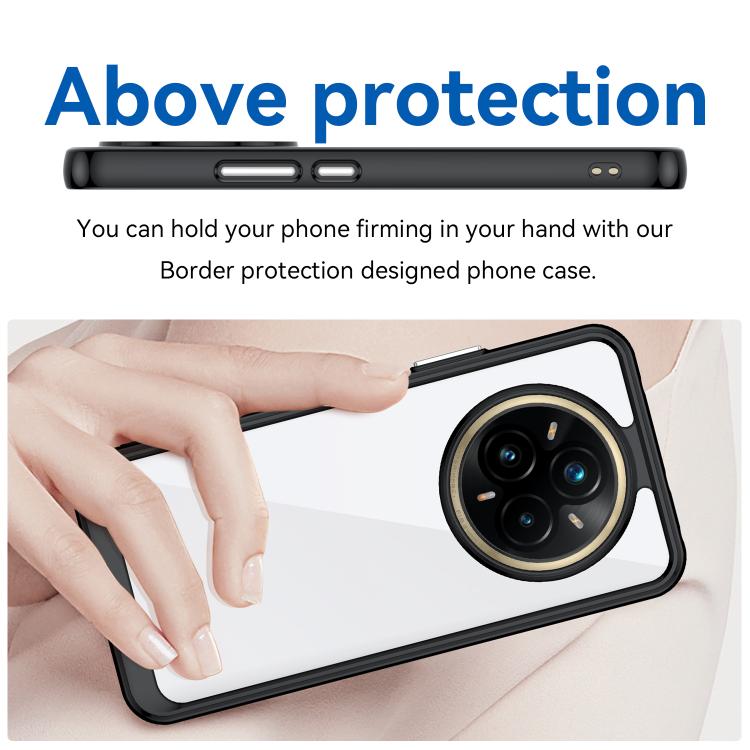 For Realme P3 Pro Colorful Series Acrylic Hybrid TPU Phone Case