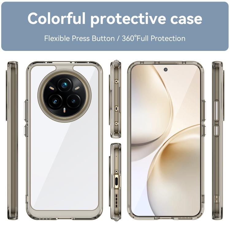 For Realme P3 Pro Colorful Series Acrylic Hybrid TPU Phone Case