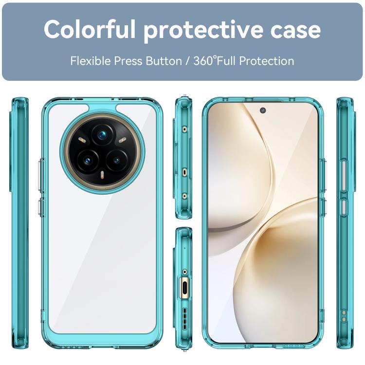 For Realme P3 Pro Colorful Series Acrylic Hybrid TPU Phone Case