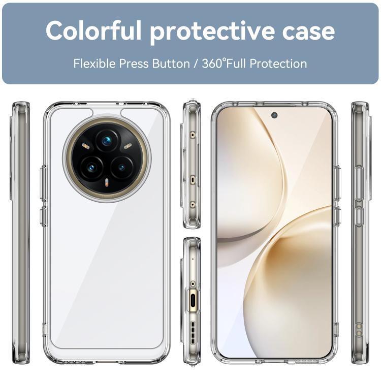 For Realme P3 Pro Colorful Series Acrylic Hybrid TPU Phone Case