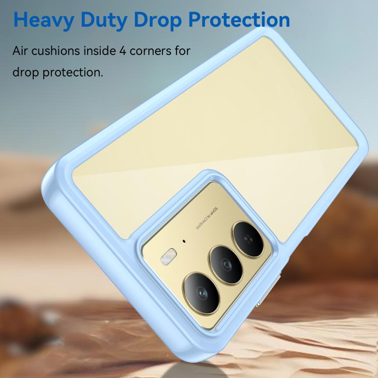 For Realme C75 Colorful Series Acrylic Hybrid TPU Phone Case