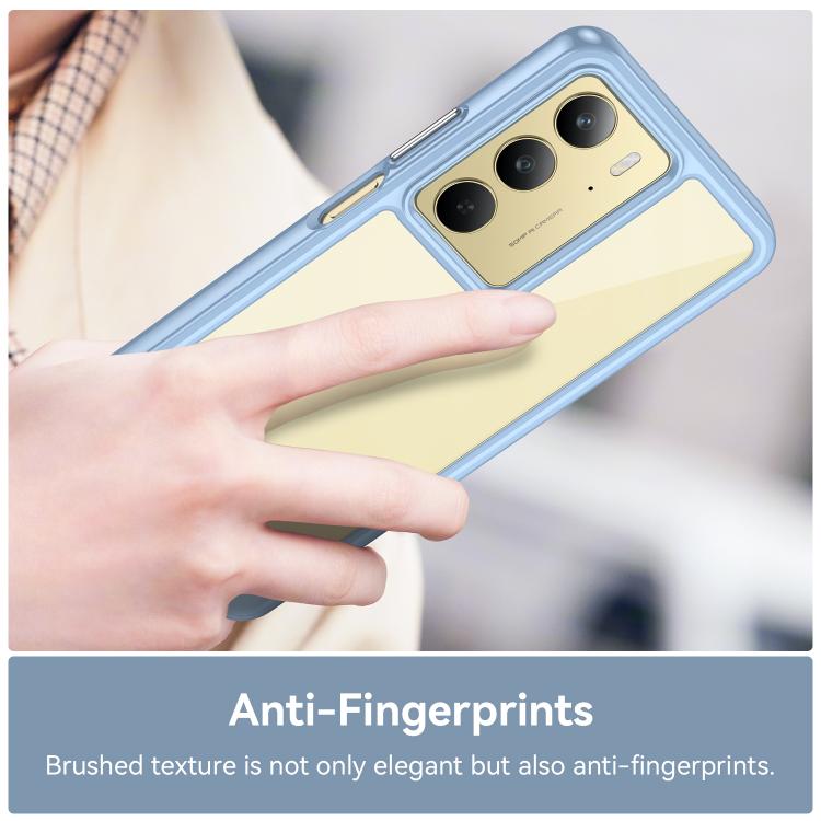 For Realme C75 Colorful Series Acrylic Hybrid TPU Phone Case