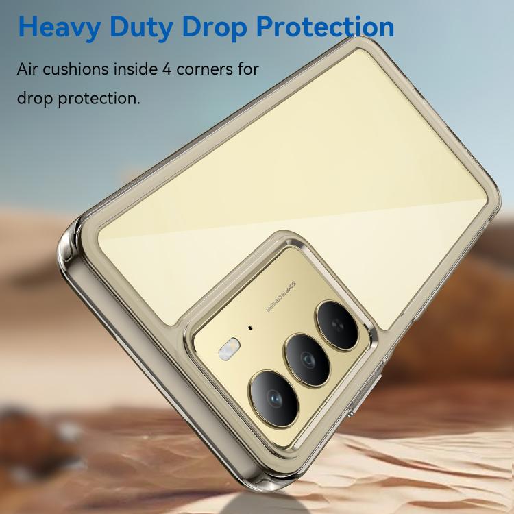 For Realme V60 Pro Colorful Series Acrylic Hybrid TPU Phone Case