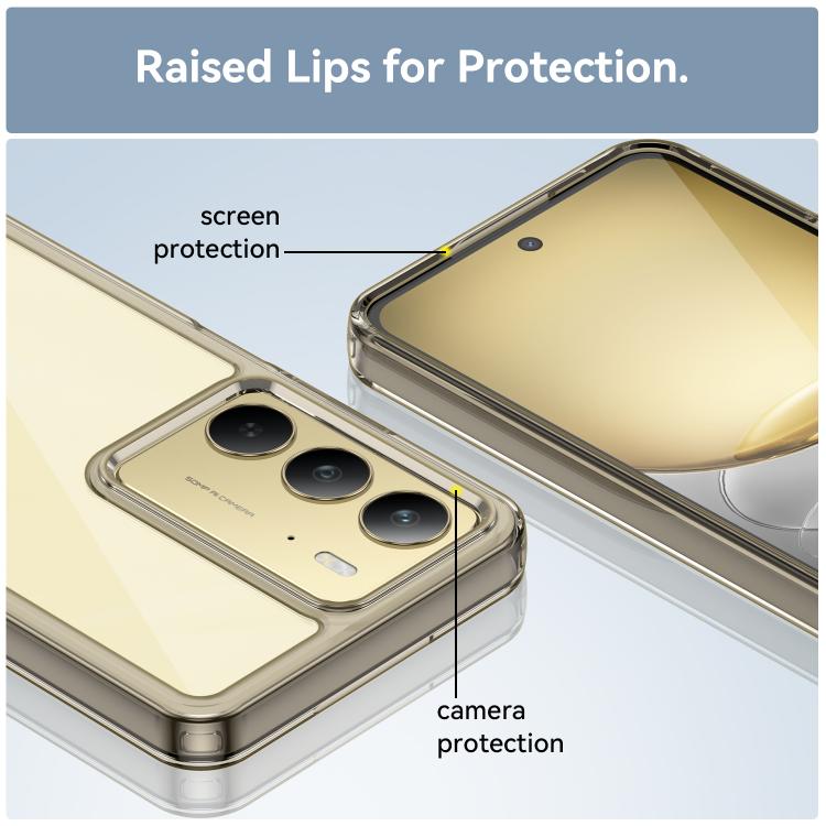 For Realme V60 Pro Colorful Series Acrylic Hybrid TPU Phone Case