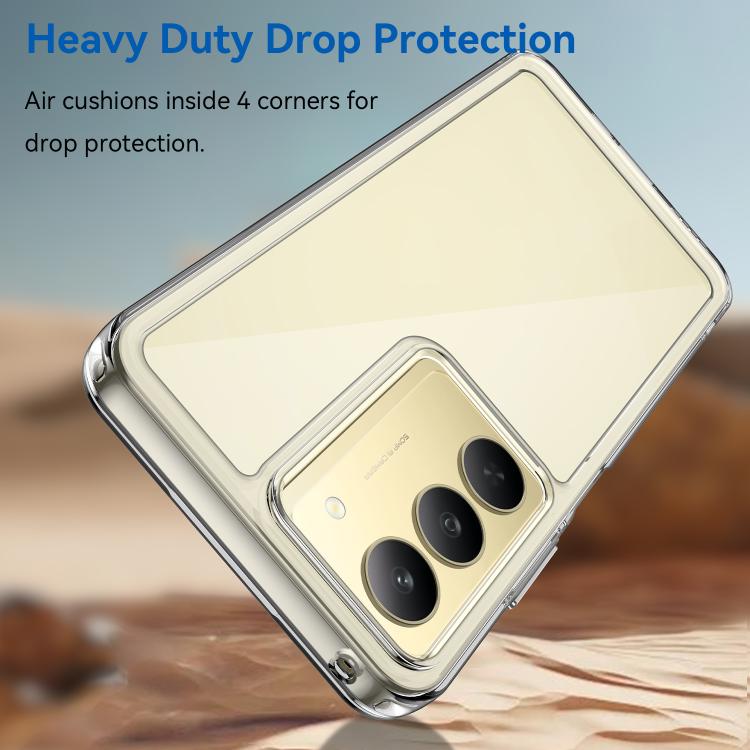 For Realme C75x Colorful Series Acrylic Hybrid TPU Phone Case