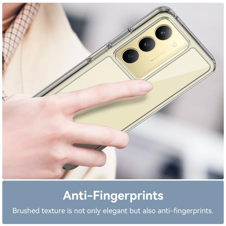 For Realme C75x Colorful Series Acrylic Hybrid TPU Phone Case