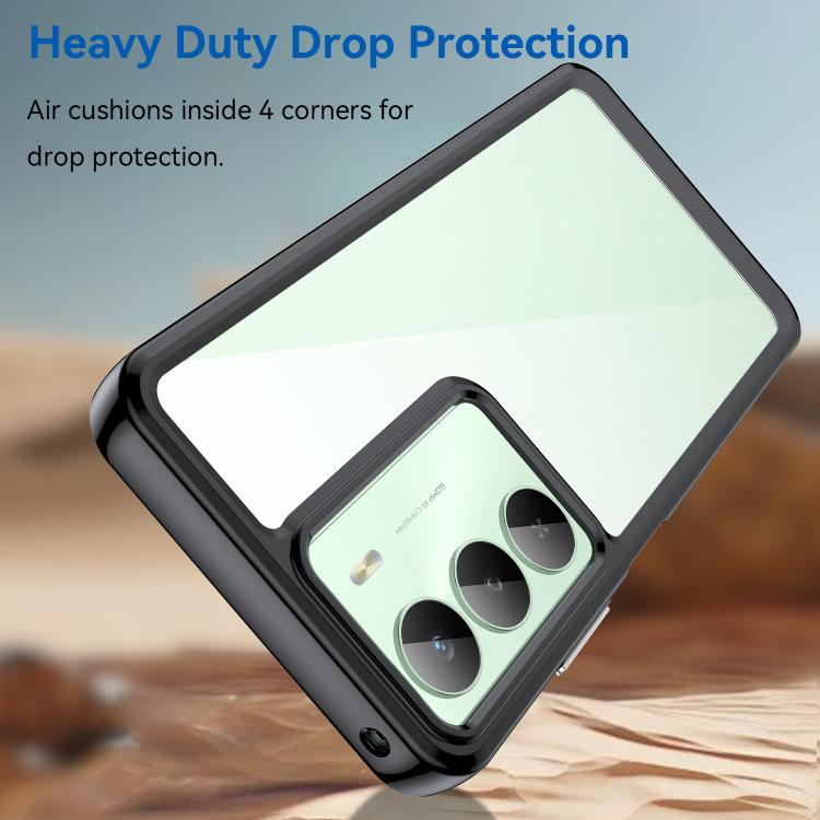 For Realme V70 Colorful Series Acrylic Hybrid TPU Phone Case