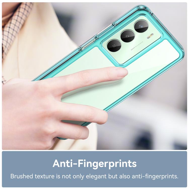 For Realme V70 Colorful Series Acrylic Hybrid TPU Phone Case