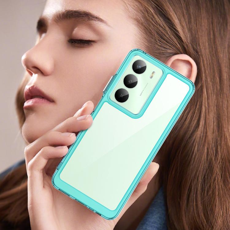 For Realme V70 Colorful Series Acrylic Hybrid TPU Phone Case