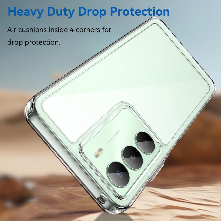 For Realme V70 Colorful Series Acrylic Hybrid TPU Phone Case