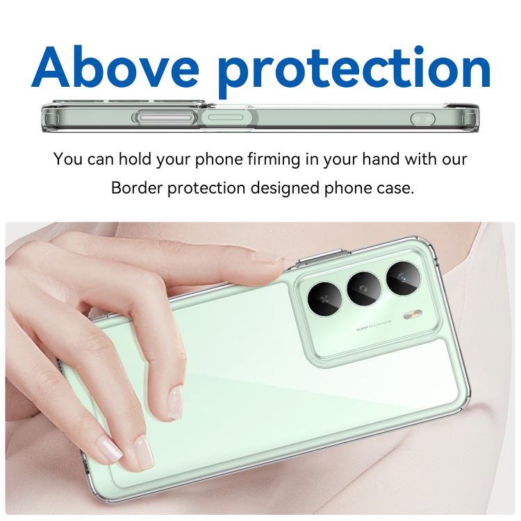 For Realme V70 Colorful Series Acrylic Hybrid TPU Phone Case