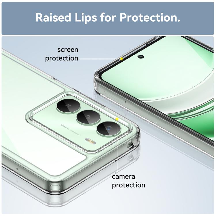 For Realme V70 Colorful Series Acrylic Hybrid TPU Phone Case