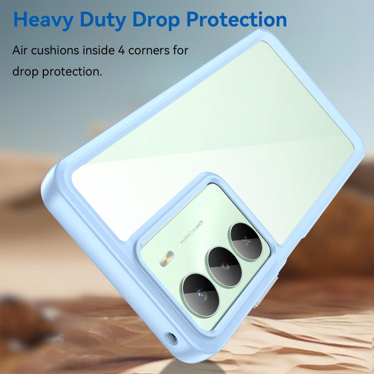 For Realme V70s Colorful Series Acrylic Hybrid TPU Phone Case