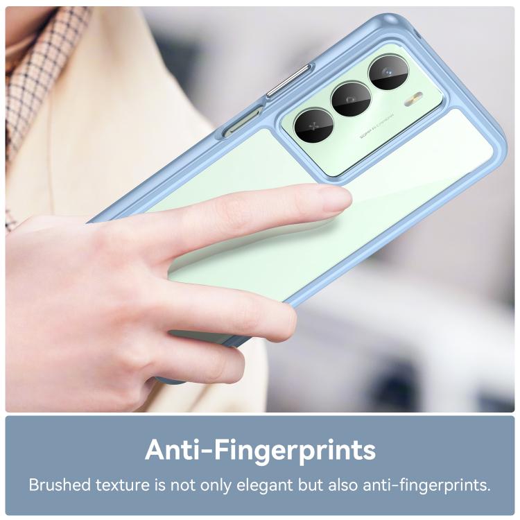 For Realme V70s Colorful Series Acrylic Hybrid TPU Phone Case