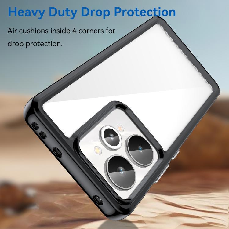 For Realme 15 5G Colorful Series Acrylic Hybrid TPU Phone Case