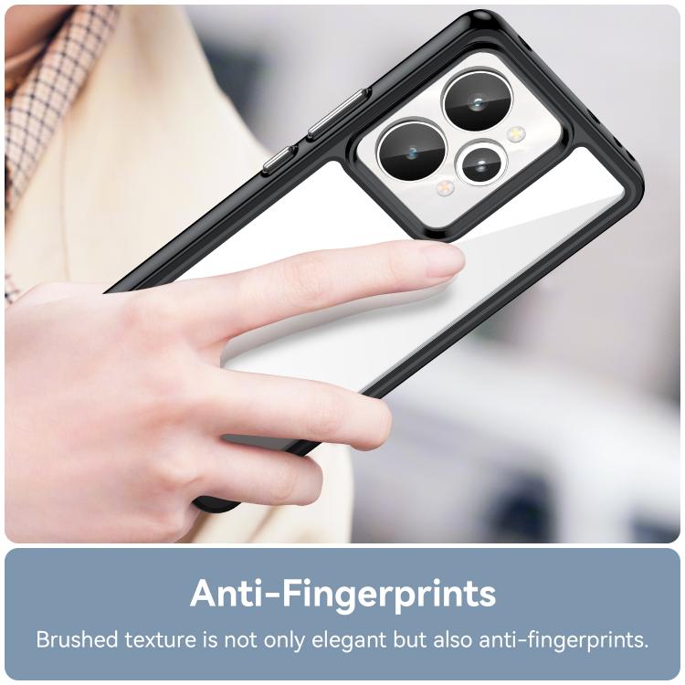 For Realme 15 5G Colorful Series Acrylic Hybrid TPU Phone Case