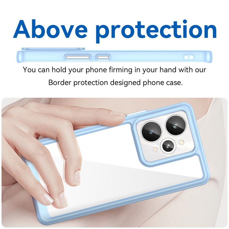 For Realme 15 5G Colorful Series Acrylic Hybrid TPU Phone Case