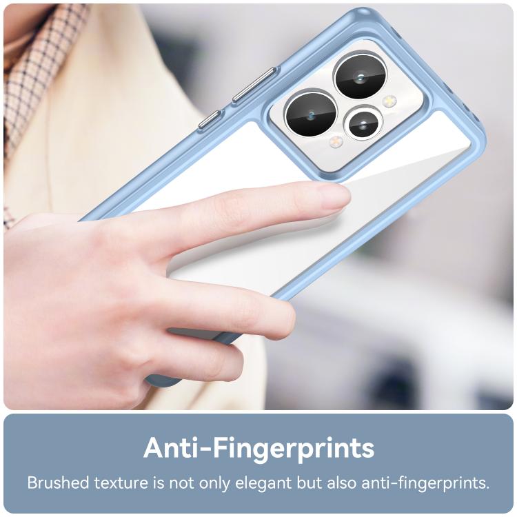 For Realme 15 5G Colorful Series Acrylic Hybrid TPU Phone Case
