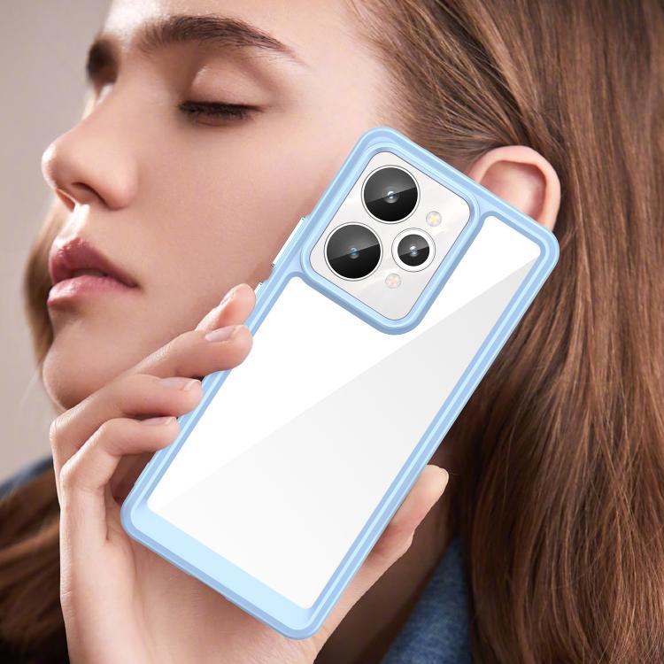 For Realme 15 5G Colorful Series Acrylic Hybrid TPU Phone Case