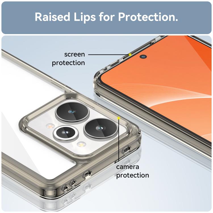 For Realme 15 5G Colorful Series Acrylic Hybrid TPU Phone Case