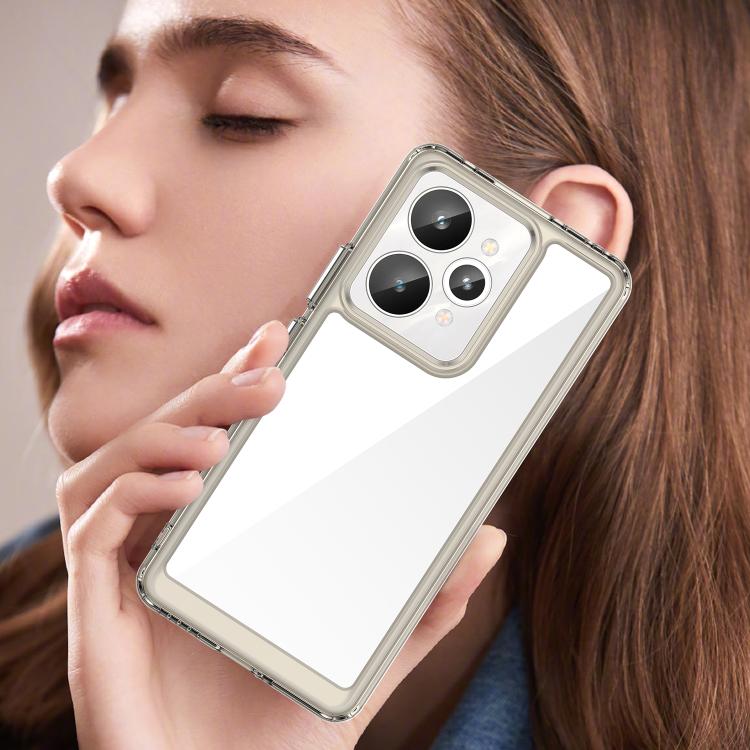 For Realme 15 5G Colorful Series Acrylic Hybrid TPU Phone Case