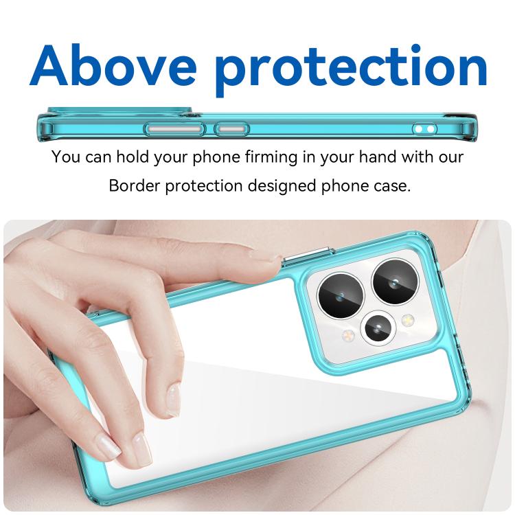 For Realme 15 5G Colorful Series Acrylic Hybrid TPU Phone Case