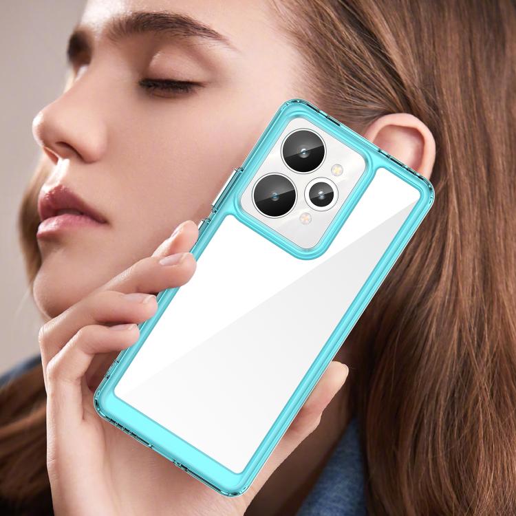 For Realme 15 5G Colorful Series Acrylic Hybrid TPU Phone Case