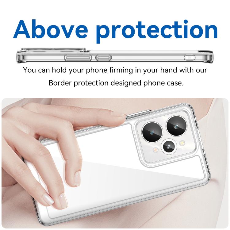 For Realme 15 5G Colorful Series Acrylic Hybrid TPU Phone Case