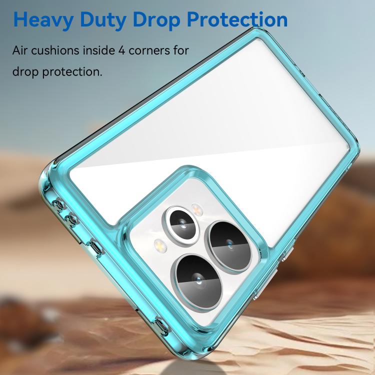 For Realme 15 Pro 5G Colorful Series Acrylic Hybrid TPU Phone Case