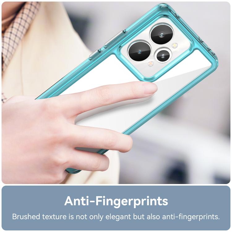 For Realme 15 Pro 5G Colorful Series Acrylic Hybrid TPU Phone Case