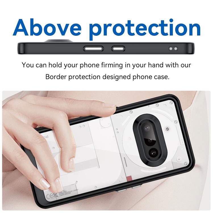 For Nothing Phone 3a Colorful Series Acrylic Hybrid TPU Phone Case