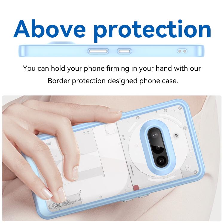 For Nothing Phone 3a Colorful Series Acrylic Hybrid TPU Phone Case