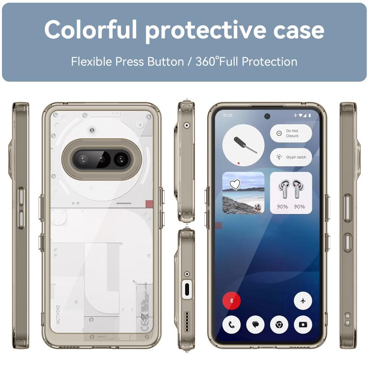 For Nothing Phone 3a Colorful Series Acrylic Hybrid TPU Phone Case