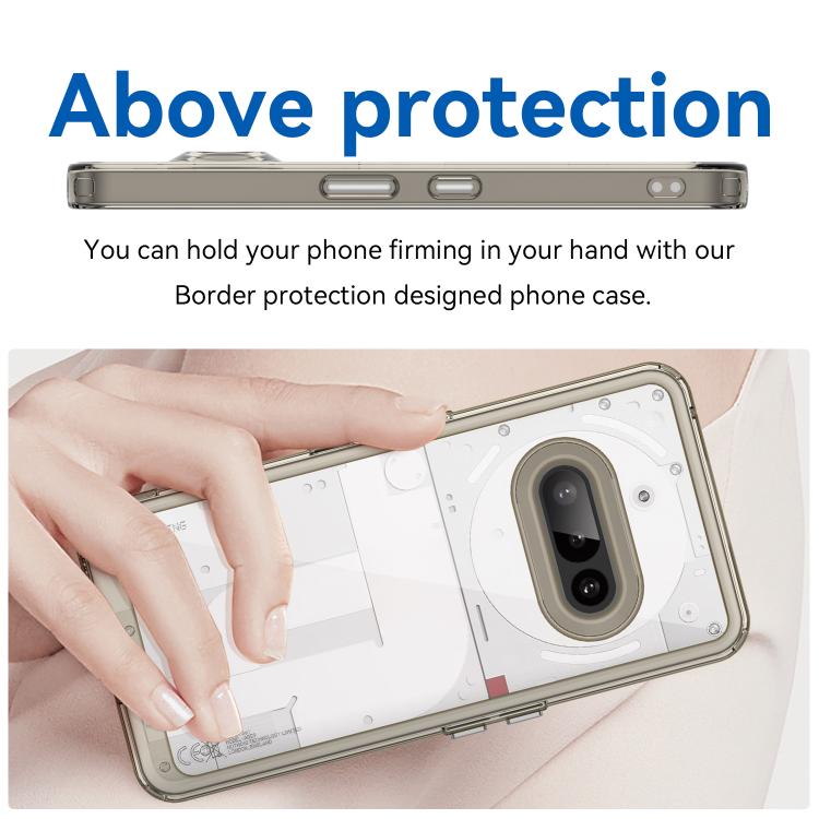 For Nothing Phone 3a Colorful Series Acrylic Hybrid TPU Phone Case