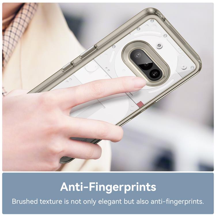 For Nothing Phone 3a Colorful Series Acrylic Hybrid TPU Phone Case