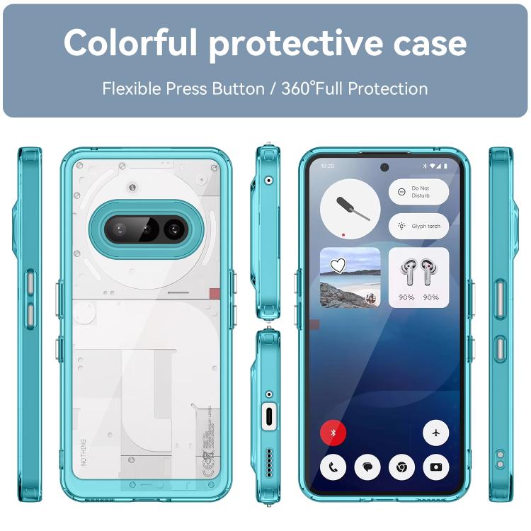 For Nothing Phone 3a Colorful Series Acrylic Hybrid TPU Phone Case