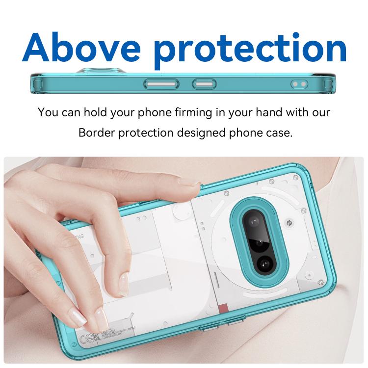 For Nothing Phone 3a Colorful Series Acrylic Hybrid TPU Phone Case
