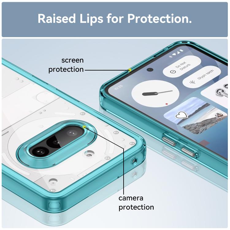 For Nothing Phone 3a Colorful Series Acrylic Hybrid TPU Phone Case