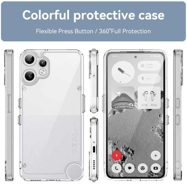 For Nothing CMF Phone 2 Pro Colorful Series Acrylic Hybrid TPU Phone Case
