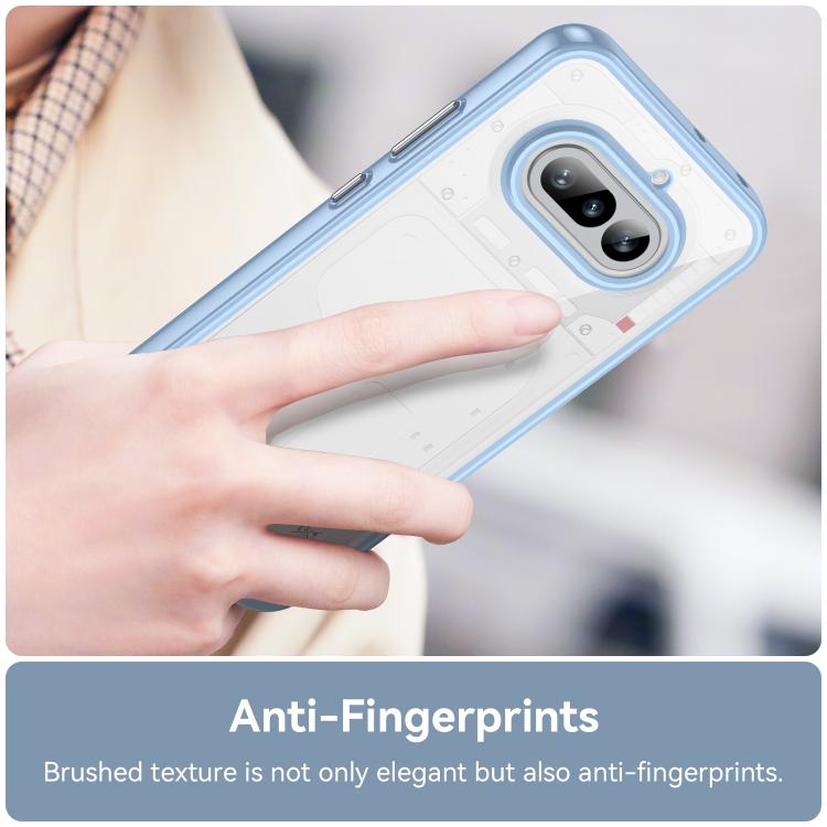 For Nothing Phone 4a Colorful Series Acrylic Hybrid TPU Phone Case